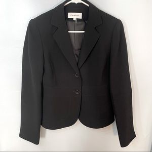 Calvin Klein black blazer size 4